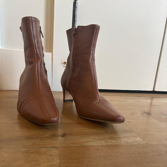 STAUD WALLY ANKLE BOOT TAN (SIZE 38.5) - Picture 1 of 5